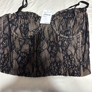 Good American Black Lace Bandeau from Victoria Secret